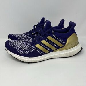 Adidas UltraBoost 1.0 Washington Huskies 2019 Purple Gold FV0282 Size 5.5